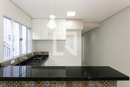 Cozinha de apartamento para alugar com 1 quarto, 45m² em Jardim Primavera, São Paulo