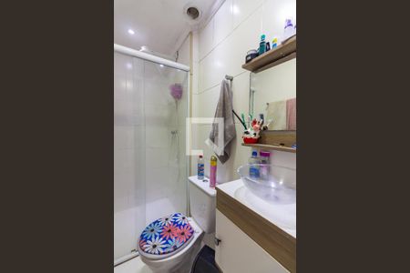Banheiro de apartamento para alugar com 1 quarto, 27m² em Conceição, Osasco