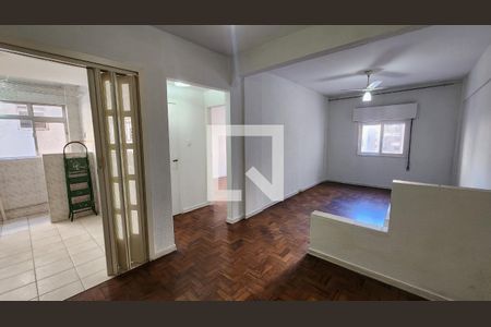Sala de apartamento para alugar com 1 quarto, 66m² em Ponta da Praia, Santos