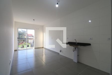 Sala/Cozinha de apartamento para alugar com 1 quarto, 28m² em Vila Anastácio, São Paulo