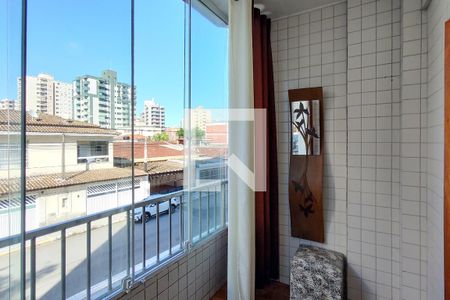 Sacada de apartamento para alugar com 1 quarto, 51m² em Tupi, Praia Grande