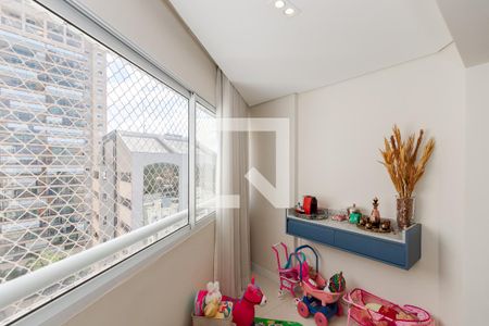 Varanda da Sala de apartamento à venda com 3 quartos, 78m² em Brooklin Paulista, São Paulo