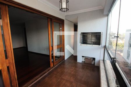 Varanda da Sala de apartamento à venda com 3 quartos, 137m² em Cristal, Porto Alegre