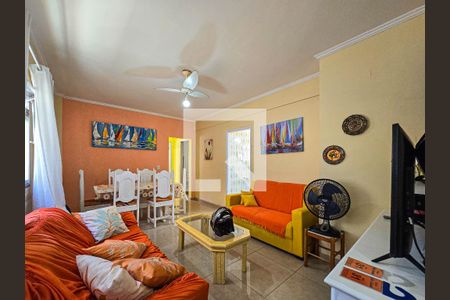Sala de apartamento para alugar com 2 quartos, 87m² em Gonzaga, Santos