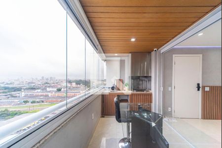 Varanda Gourmet de apartamento para alugar com 3 quartos, 129m² em Centro, Santo André
