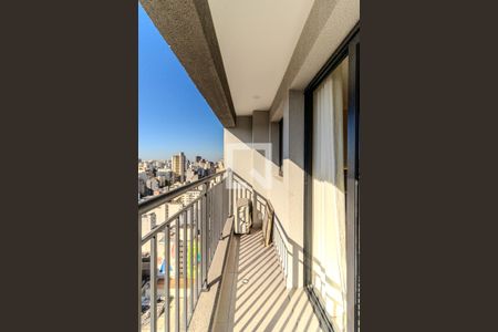 Studio para alugar com 28m², 1 quarto e sem vagaVaranda