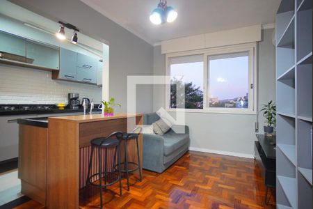 Sala de apartamento para alugar com 1 quarto, 41m² em Bom Jesus, Porto Alegre