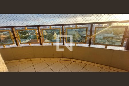 Varanda Quarto 1 suíte de apartamento à venda com 2 quartos, 136m² em Utinga, Santo André