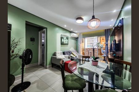 Sala de apartamento para alugar com 2 quartos, 102m² em Embaré, Santos