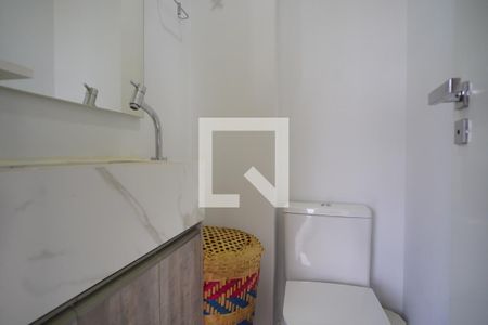 Lavabo - Sala de apartamento para alugar com 1 quarto, 48m² em Carvoeira, Florianópolis