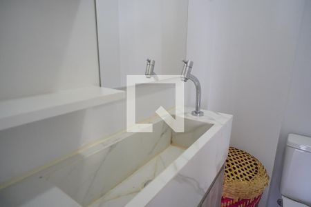 Lavabo - Sala de apartamento para alugar com 1 quarto, 48m² em Carvoeira, Florianópolis