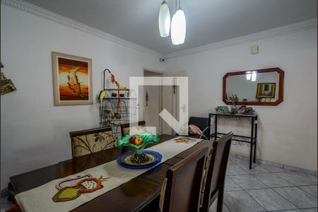 Sala de Jantar de casa à venda com 5 quartos, 225m² em Vila Scarpelli, Santo André