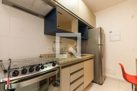 Cozinha de apartamento para alugar com 1 quarto, 44m² em Vila Anglo Brasileira, São Paulo