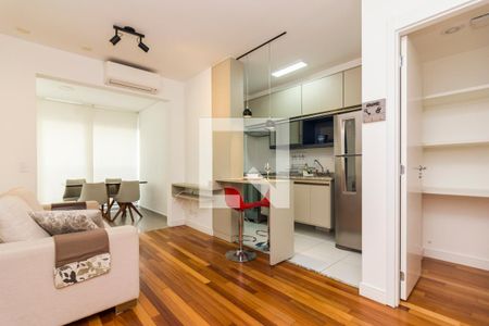 Sala de apartamento para alugar com 1 quarto, 44m² em Vila Anglo Brasileira, São Paulo