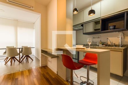 Sala de apartamento para alugar com 1 quarto, 44m² em Vila Anglo Brasileira, São Paulo