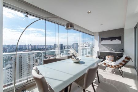 Varanda de apartamento à venda com 1 quarto, 54m² em Brooklin, São Paulo