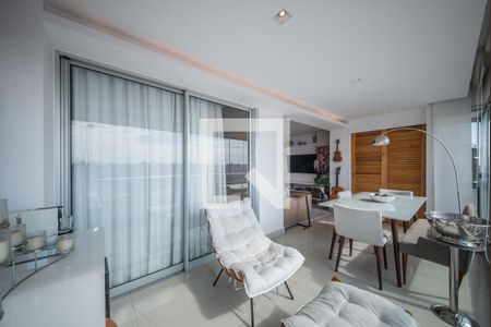 Varanda de apartamento para alugar com 1 quarto, 54m² em Brooklin, São Paulo