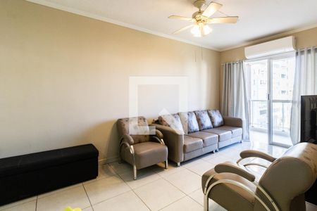 Sala de apartamento para alugar com 3 quartos, 96m² em Jardim Las Palmas, Guarujá