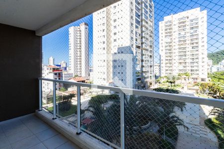 Varanda da Sala de apartamento para alugar com 3 quartos, 96m² em Jardim Las Palmas, Guarujá