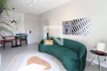 Sala de apartamento para alugar com 1 quarto, 49m² em Pinheiros, São Paulo