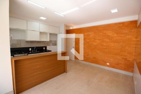 Sala e Cozinha de apartamento para alugar com 2 quartos, 73m² em Vila Andrade, São Paulo