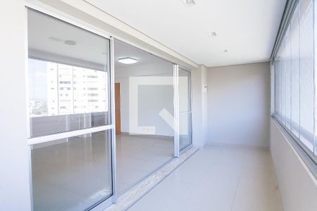 Varanda da Sala de apartamento à venda com 3 quartos, 136m² em Vila da Serra, Nova Lima