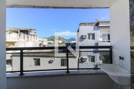 Varanda e Área de Serviço de apartamento à venda com 2 quartos, 60m² em Recreio dos Bandeirantes, Rio de Janeiro