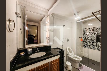 Banheiro de apartamento para alugar com 1 quarto, 84m² em Embaré, Santos