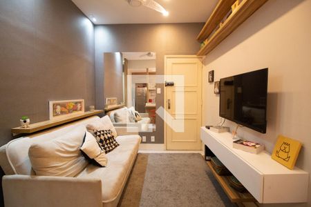 Sala de apartamento à venda com 1 quarto, 25m² em Leblon, Rio de Janeiro