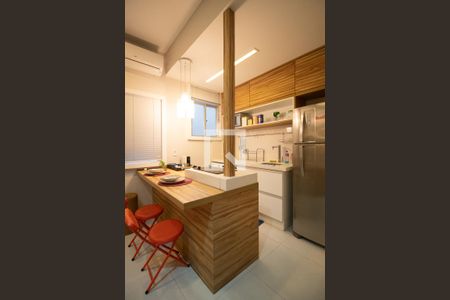 Apartamento à venda com 25m², 1 quarto e sem vagaCozinha americana