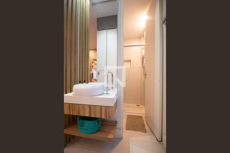 Banheiro social de apartamento para alugar com 1 quarto, 25m² em Leblon, Rio de Janeiro