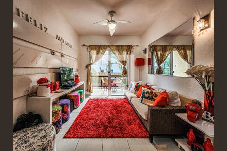 Sala de apartamento para alugar com 2 quartos, 91m² em Gonzaga, Santos