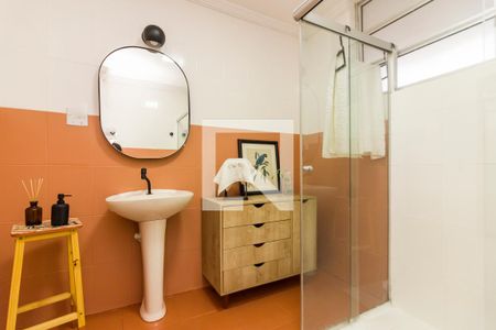 Banheiro  de apartamento para alugar com 2 quartos, 86m² em Pinheiros, São Paulo