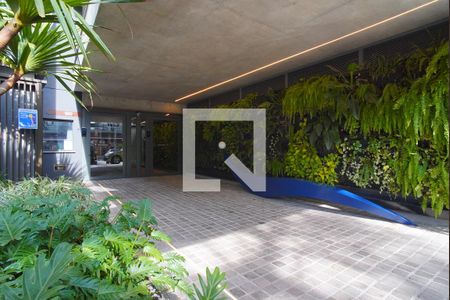 Studio para alugar com 24m², 1 quarto e sem vagaFachada e portaria