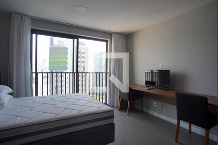 Sala - Quarto de kitnet/studio para alugar com 1 quarto, 24m² em Auxiliadora, Porto Alegre