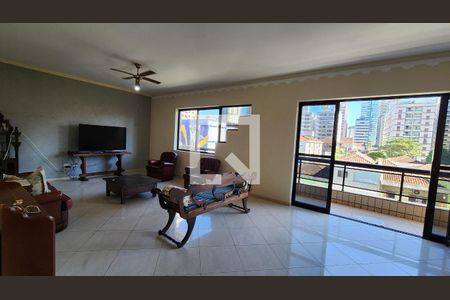Sala de apartamento para alugar com 3 quartos, 190m² em Pompéia, Santos