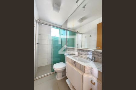 Banheiro da Suíte de apartamento à venda com 2 quartos, 134m² em Santo Antônio, Belo Horizonte