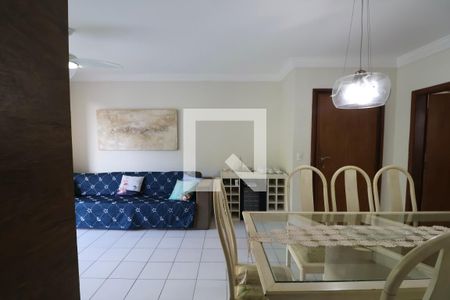 Sala de apartamento para alugar com 3 quartos, 120m² em Jardim Tejereba, Guarujá