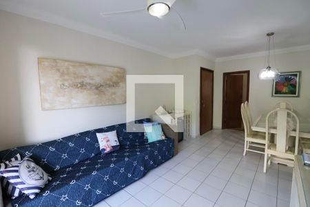 Sala de apartamento para alugar com 3 quartos, 120m² em Jardim Tejereba, Guarujá