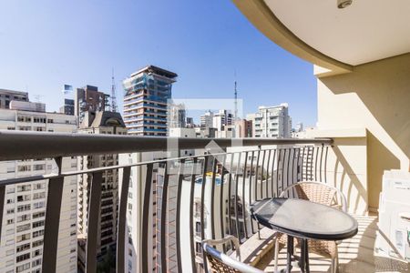 Varanda de apartamento para alugar com 1 quarto, 45m² em Cerqueira César, São Paulo