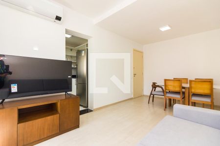 Sala  de apartamento para alugar com 1 quarto, 45m² em Cerqueira César, São Paulo