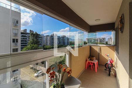 Varanda de apartamento para alugar com 3 quartos, 77m² em Recreio dos Bandeirantes, Rio de Janeiro