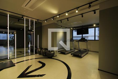 Studio para alugar com 21m², 1 quarto e sem vaga Studio para alugar com 21m², 1 quarto e sem vagaÁrea comum - Academia