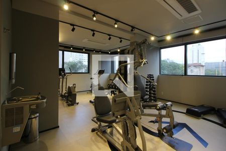 Studio para alugar com 21m², 1 quarto e sem vaga Studio para alugar com 21m², 1 quarto e sem vagaÁrea comum - Academia