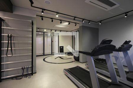 Studio para alugar com 21m², 1 quarto e sem vaga Studio para alugar com 21m², 1 quarto e sem vagaÁrea comum - Academia