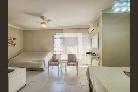 Sala de apartamento para alugar com 3 quartos, 80m² em Embaré, Santos