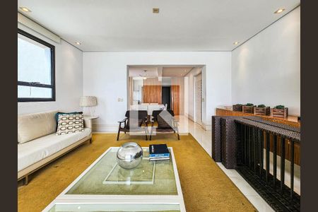 Sala de apartamento para alugar com 2 quartos, 90m² em Ponta da Praia, Santos