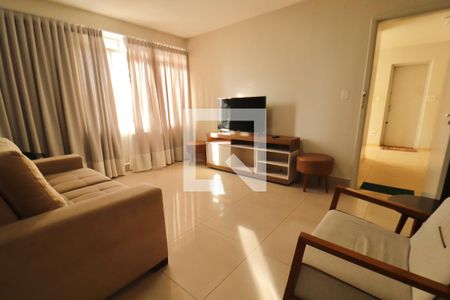 Sala de apartamento para alugar com 1 quarto, 49m² em Setor Central, Goiânia