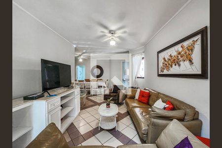 Detalhe Sala de apartamento para alugar com 2 quartos, 76m² em Ponta da Praia, Santos