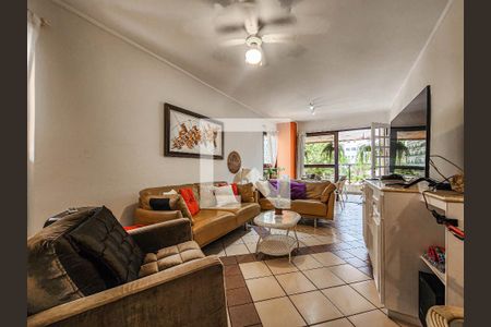 Sala de apartamento para alugar com 2 quartos, 76m² em Ponta da Praia, Santos